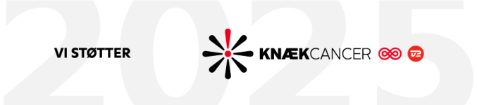 Vi støtter Knæk Cancer 2025